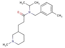 N-isopropyl-N-(3-methylbenzyl)-3-(1-methylpiperidin-3-yl)propanamide