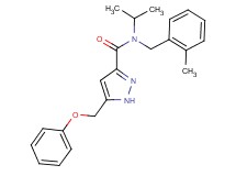 N-isopropyl-N-(2-methylbenzyl)-5-(phenoxymethyl)-1H-pyrazole-3-carboxamide