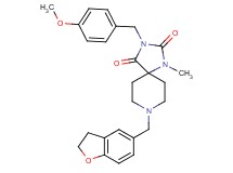 8-(2,3-dihydro-1-benzofuran-5-ylmethyl)-3-(4-methoxybenzyl)-1-methyl-1,3,8-triazaspiro[4.5]decane-2,4-dione