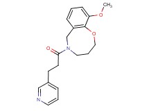 10-methoxy-5-(3-pyridin-3-ylpropanoyl)-3,4,5,6-tetrahydro-2H-1,5-benzoxazocine