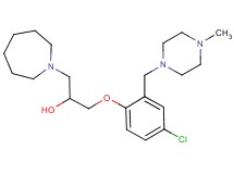 1-azepan-1-yl-3-{4-chloro-2-[(4-methylpiperazin-1-yl)methyl]phenoxy}propan-2-ol