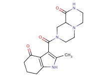 8-[(2-methyl-4-oxo-4,5,6,7-tetrahydro-1H-indol-3-yl)carbonyl]hexahydro-2H-pyrazino[1,2-a]pyrazin-1(6H)-one
