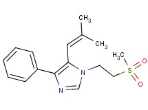 5-(2-methylprop-1-en-1-yl)-1-[2-(methylsulfonyl)ethyl]-4-phenyl-1H-imidazole