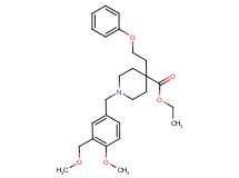 ethyl 1-[4-methoxy-3-(methoxymethyl)benzyl]-4-(2-phenoxyethyl)-4-piperidinecarboxylate