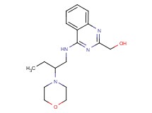 {4-[(2-morpholin-4-ylbutyl)amino]quinazolin-2-yl}methanol