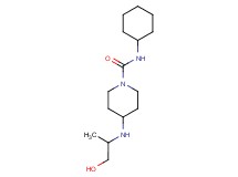 N-cyclohexyl-4-[(2-hydroxy-1-methylethyl)amino]piperidine-1-carboxamide