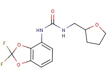 N-(2,2-difluoro-1,3-benzodioxol-4-yl)-N'-(tetrahydrofuran-2-ylmethyl)urea
