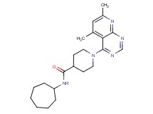 N-cycloheptyl-1-(5,7-dimethylpyrido[2,3-d]pyrimidin-4-yl)piperidine-4-carboxamide