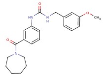 N-[3-(azepan-1-ylcarbonyl)phenyl]-N'-(3-methoxybenzyl)urea