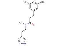 3-(3,5-dimethylphenyl)-N-methyl-N-[2-(1H-pyrazol-4-yl)ethyl]propanamide