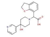 2,3-dihydro-1-benzofuran-7-yl(4-hydroxy-4-pyridin-3-ylpiperidin-1-yl)acetic acid