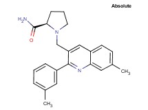 1-{[7-methyl-2-(3-methylphenyl)-3-quinolinyl]methyl}-D-prolinamide
