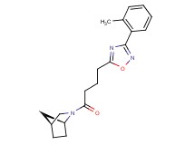 (1S*,4S*)-2-{4-[3-(2-methylphenyl)-1,2,4-oxadiazol-5-yl]butanoyl}-2-azabicyclo[2.2.1]heptane