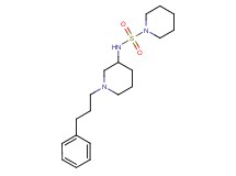 N-[1-(3-phenylpropyl)-3-piperidinyl]-1-piperidinesulfonamide
