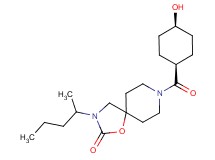 8-[(cis-4-hydroxycyclohexyl)carbonyl]-3-(1-methylbutyl)-1-oxa-3,8-diazaspiro[4.5]decan-2-one