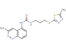 N-(3-methylcinnolin-5-yl)-N'-{3-[(5-methyl-1,3,4-thiadiazol-2-yl)thio]propyl}urea