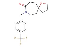 8-[4-(trifluoromethyl)benzyl]-1-oxa-8-azaspiro[4.6]undecan-9-one