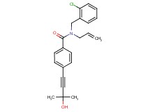 N-allyl-N-(2-chlorobenzyl)-4-(3-hydroxy-3-methylbut-1-yn-1-yl)benzamide