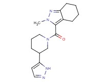 2-methyl-3-{[3-(1H-pyrazol-5-yl)piperidin-1-yl]carbonyl}-4,5,6,7-tetrahydro-2H-indazole