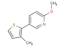 2-methoxy-5-(3-methyl-2-thienyl)pyridine