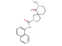 7-methyl-N-1-naphthyl-6-oxo-2,7-diazaspiro[4.5]decane-2-carboxamide