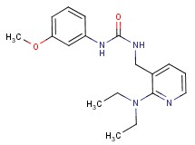 N-{[2-(diethylamino)-3-pyridinyl]methyl}-N'-(3-methoxyphenyl)urea