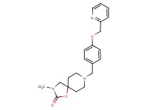 3-methyl-8-[4-(pyridin-2-ylmethoxy)benzyl]-1-oxa-3,8-diazaspiro[4.5]decan-2-one