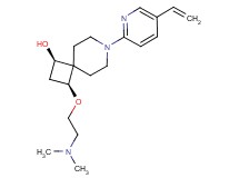 (1R*,3S*)-3-[2-(dimethylamino)ethoxy]-7-(5-vinylpyridin-2-yl)-7-azaspiro[3.5]nonan-1-ol