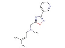 N,3-dimethyl-N-{[3-(3-pyridinyl)-1,2,4-oxadiazol-5-yl]methyl}-2-buten-1-amine