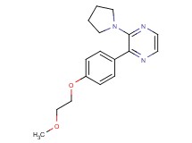 2-[4-(2-methoxyethoxy)phenyl]-3-pyrrolidin-1-ylpyrazine