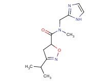 N-(1H-imidazol-2-ylmethyl)-3-isopropyl-N-methyl-4,5-dihydroisoxazole-5-carboxamide