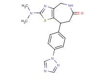 2-(dimethylamino)-8-[4-(1H-1,2,4-triazol-1-yl)phenyl]-4,5,7,8-tetrahydro-6H-[1,3]thiazolo[4,5-c]azepin-6-one