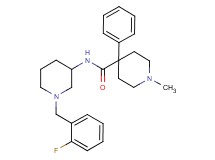 N-[1-(2-fluorobenzyl)-3-piperidinyl]-1-methyl-4-phenyl-4-piperidinecarboxamide