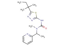 N'-[5-(1,1-dimethylpropyl)-1,3,4-thiadiazol-2-yl]-N-methyl-N-(1-pyridin-2-ylethyl)urea
