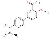 4'-[1-(dimethylamino)ethyl]-4-methoxybiphenyl-3-carboxamide