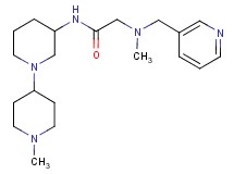 N~2~-methyl-N~1~-(1'-methyl-1,4'-bipiperidin-3-yl)-N~2~-(3-pyridinylmethyl)glycinamide