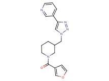 3-(1-{[1-(3-furoyl)-3-piperidinyl]methyl}-1H-1,2,3-triazol-4-yl)pyridine