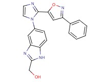 {5-[2-(3-phenylisoxazol-5-yl)-1H-imidazol-1-yl]-1H-benzimidazol-2-yl}methanol