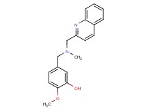 2-methoxy-5-{[methyl(quinolin-2-ylmethyl)amino]methyl}phenol