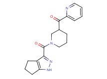 pyridin-2-yl[1-(1,4,5,6-tetrahydrocyclopenta[c]pyrazol-3-ylcarbonyl)piperidin-3-yl]methanone