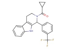 2-(cyclopropylcarbonyl)-1-[3-(trifluoromethyl)phenyl]-2,3,4,9-tetrahydro-1H-beta-carboline