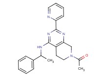 7-acetyl-N-(1-phenylethyl)-2-pyridin-2-yl-5,6,7,8-tetrahydropyrido[3,4-d]pyrimidin-4-amine