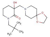1-(2,2-dimethylpropyl)-3-(1,4-dioxa-8-azaspiro[4.5]dec-8-ylmethyl)-3-hydroxy-2-piperidinone
