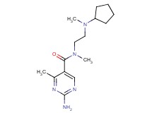 2-amino-N-{2-[cyclopentyl(methyl)amino]ethyl}-N,4-dimethylpyrimidine-5-carboxamide