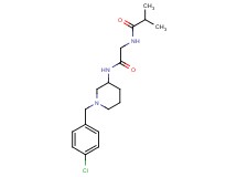 N-(2-{[1-(4-chlorobenzyl)-3-piperidinyl]amino}-2-oxoethyl)-2-methylpropanamide