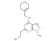 N-(cyclohex-1-en-1-ylmethyl)-1-methyl-6-propyl-1H-pyrazolo[3,4-d]pyrimidin-4-amine