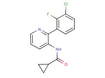 N-[2-(3-chloro-2-fluorophenyl)pyridin-3-yl]cyclopropanecarboxamide