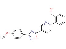 (2-{5-[3-(4-methoxyphenyl)-1,2,4-oxadiazol-5-yl]pyridin-2-yl}phenyl)methanol