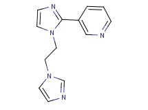 3-{1-[2-(1H-imidazol-1-yl)ethyl]-1H-imidazol-2-yl}pyridine