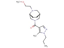 (1R*,5R*)-6-(2-methoxyethyl)-3-[(5-methyl-1-propyl-1H-pyrazol-4-yl)carbonyl]-3,6-diazabicyclo[3.2.2]nonane